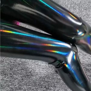 Women PU Leather Leggings Black